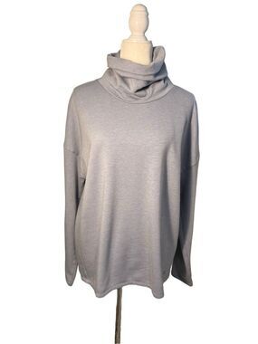 Apana lavender slouch neck pullover - M
